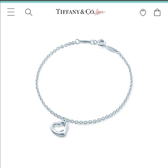 Open Heart Tiffany Bracelet - Picture 5 of 5